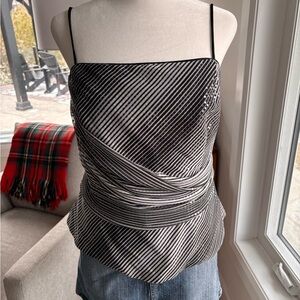 Y2K ASPEED Striped Corset Top 🖤